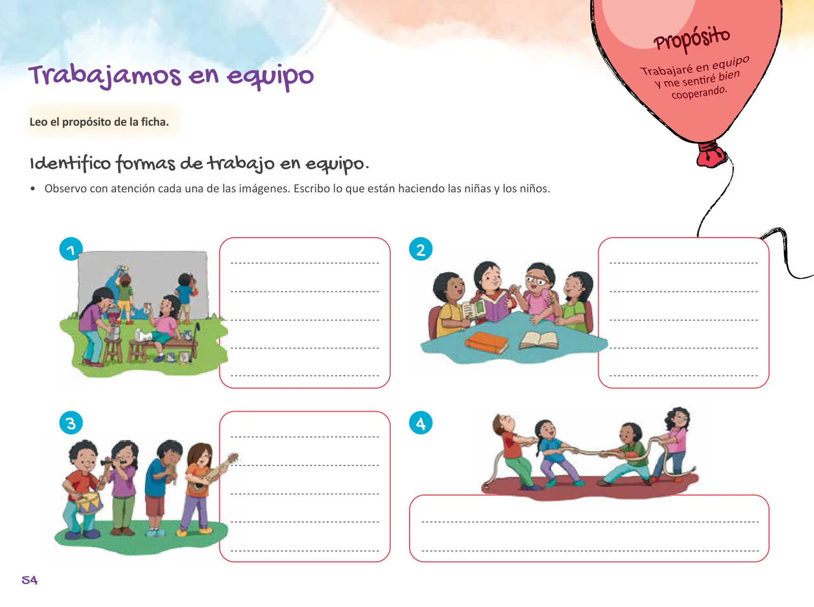 Miniatura página 56 de Cuadernillo de Tutoría 4 : cuarto grado de Educación Primaria · 2021
