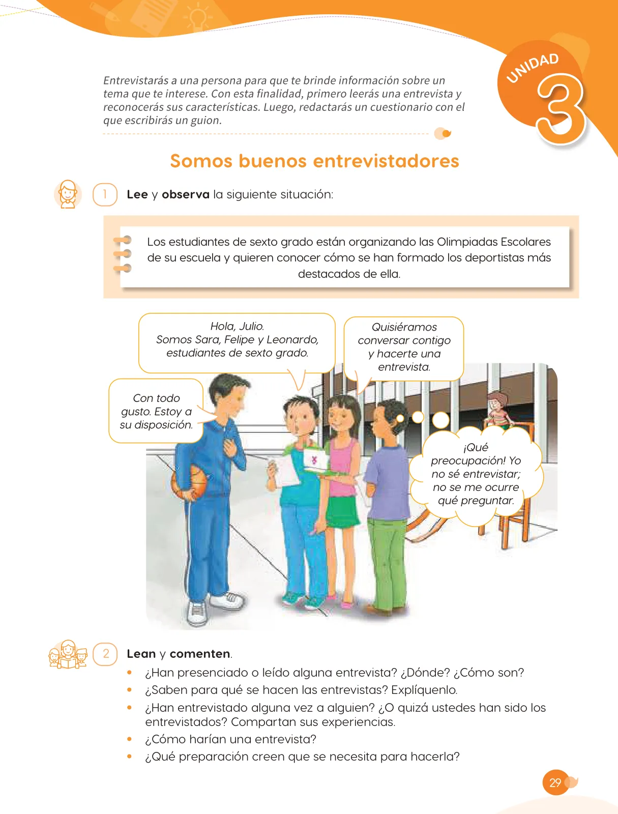 Miniatura página 31 de Cuadernillo de Comunicación 6. Sexto grado de Primaria · 2024