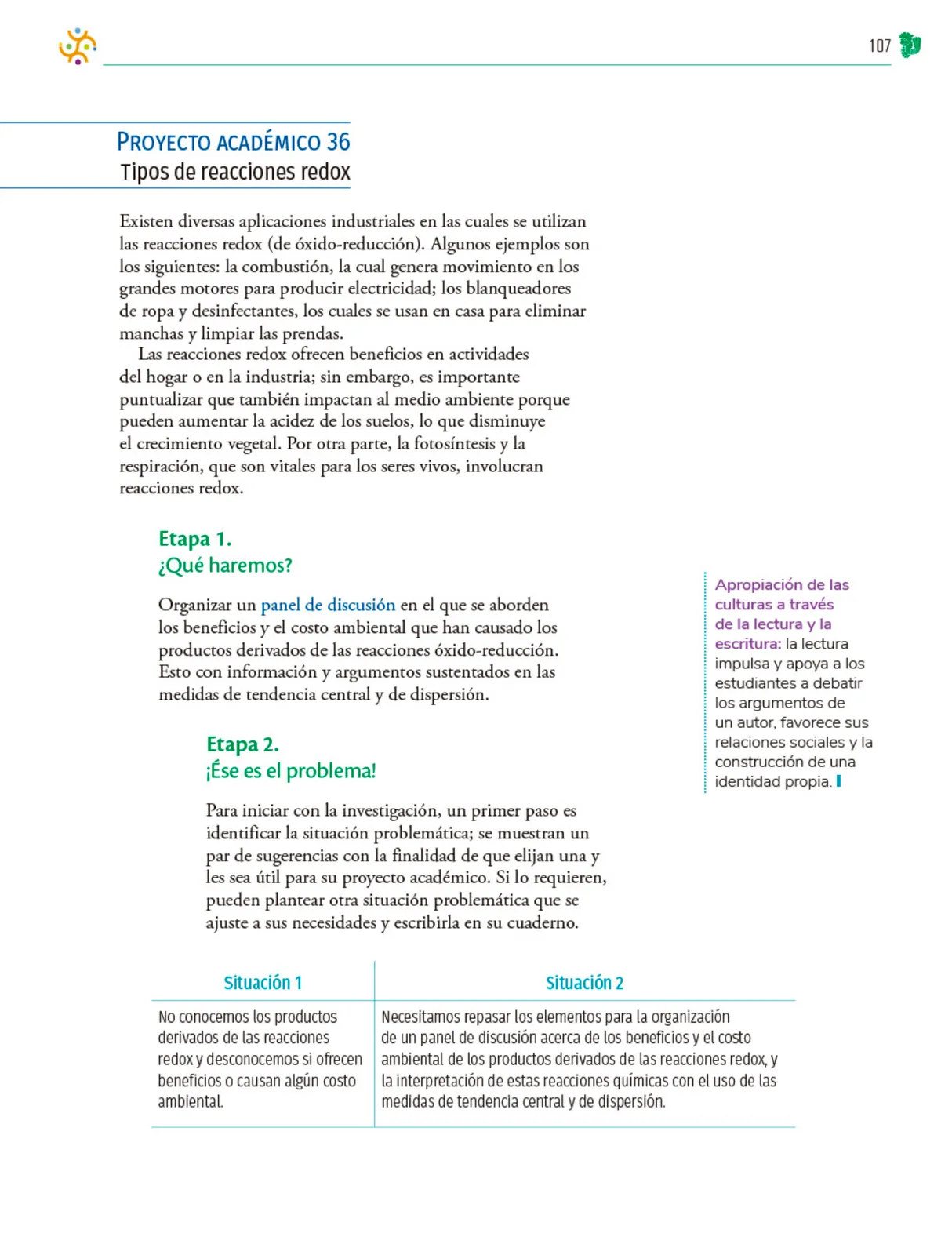 Miniatura página 108 de Colección Nanahuatzin. Nuestro libro de Proyectos.  Tomo III.  Libro de Educación Telesecundaria Grado 3°  Ciclo Escolar 2025 - 2026
