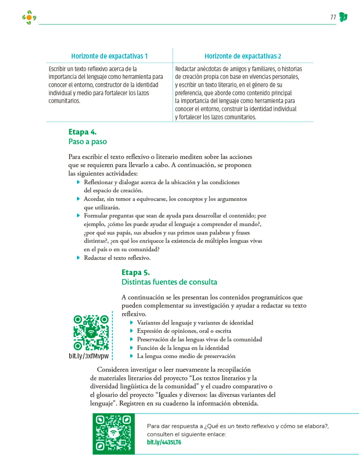 Miniatura página 78 de Colección Sk´asolil. Nuestro libro de Proyectos. Tomo I.    Libro de Educación Telesecundaria Grado 2°  Ciclo Escolar 2025 - 2026