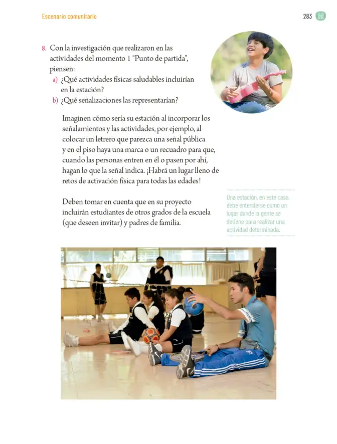 Página 286 de Proyectos Comunitarios. Libro de Educación Primaria Grado 5° Ciclo Escolar 2025 - 2026