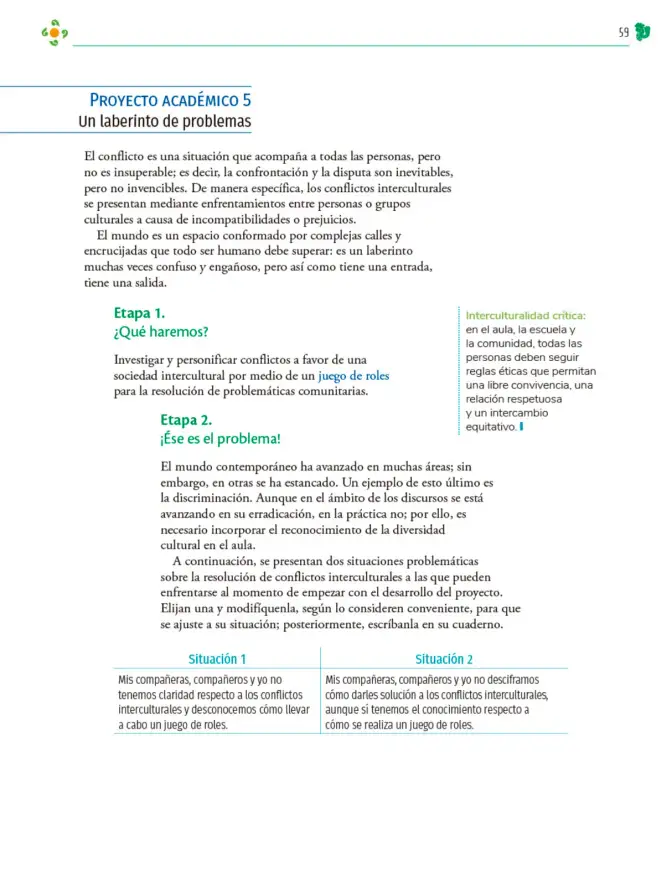 Página 60 de Colección Nanahuatzin. Nuestro libro de Proyectos. Tomo I. Libro de Educación Telesecundaria Grado 3° Ciclo Escolar 2025 - 2026