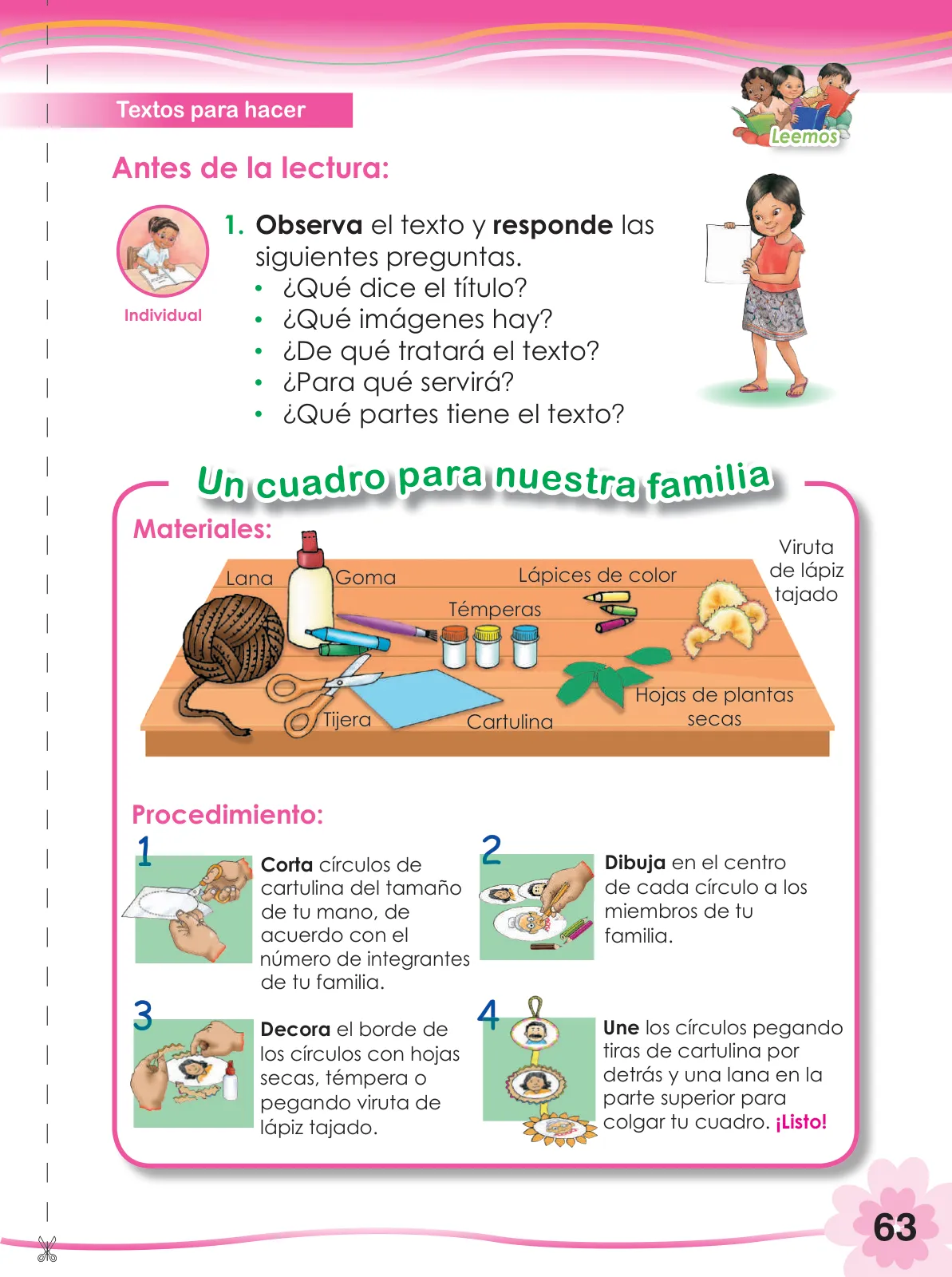 Página 65 de Comunicación 2 : cuaderno de trabajo para segundo grado de Educación Primaria 2019 · 2019