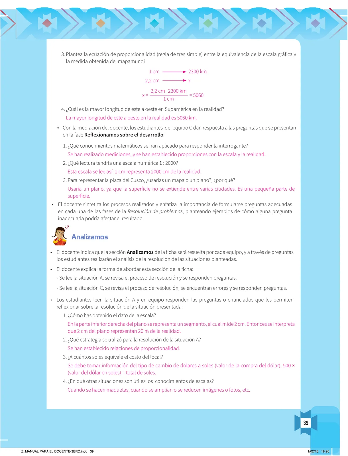 Miniatura página 41 de Resolvamos problemas 3 : manual para el docente 2018 · 2018