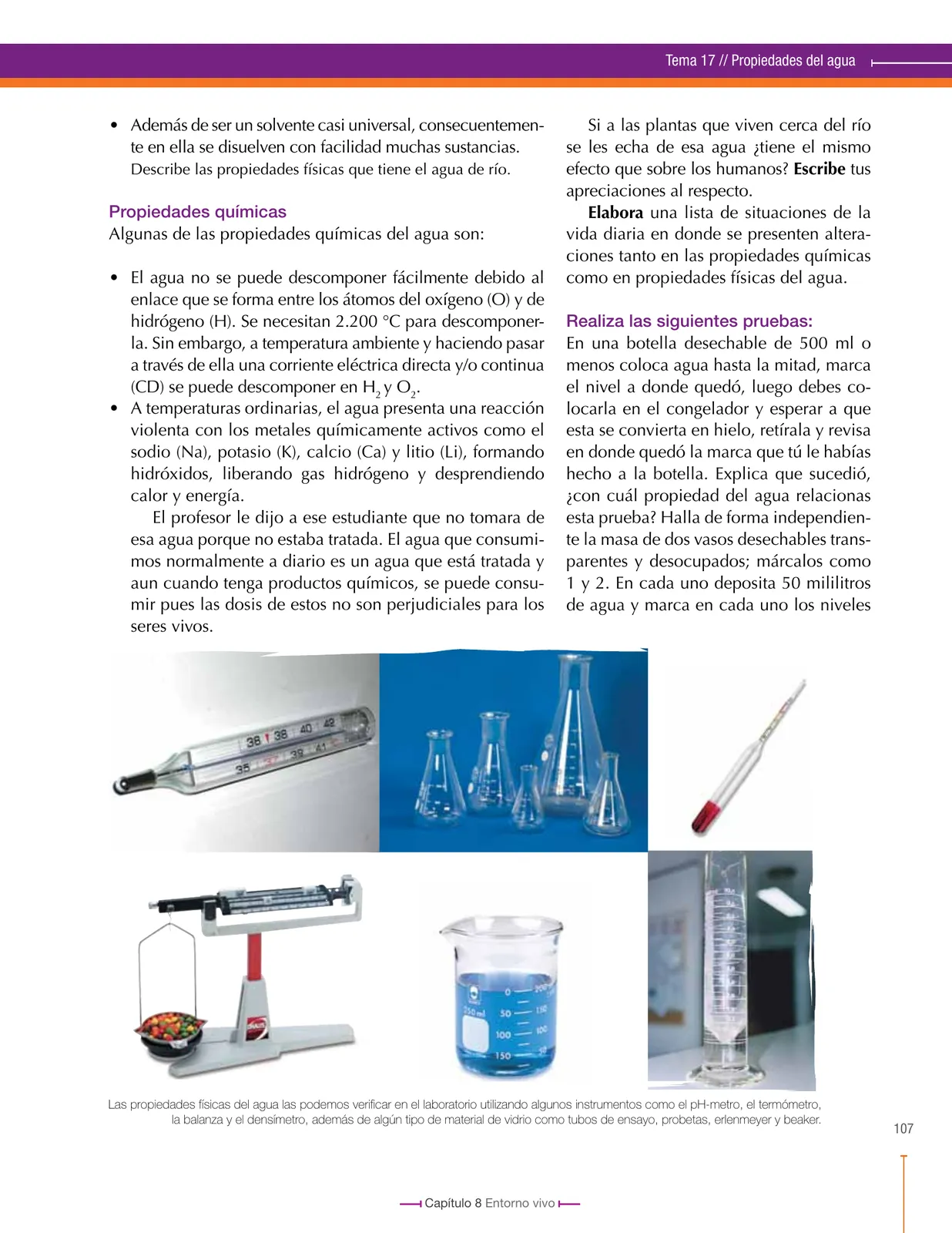 Miniatura página 107 de Ciencias Naturales 8° · Secundaria Activa