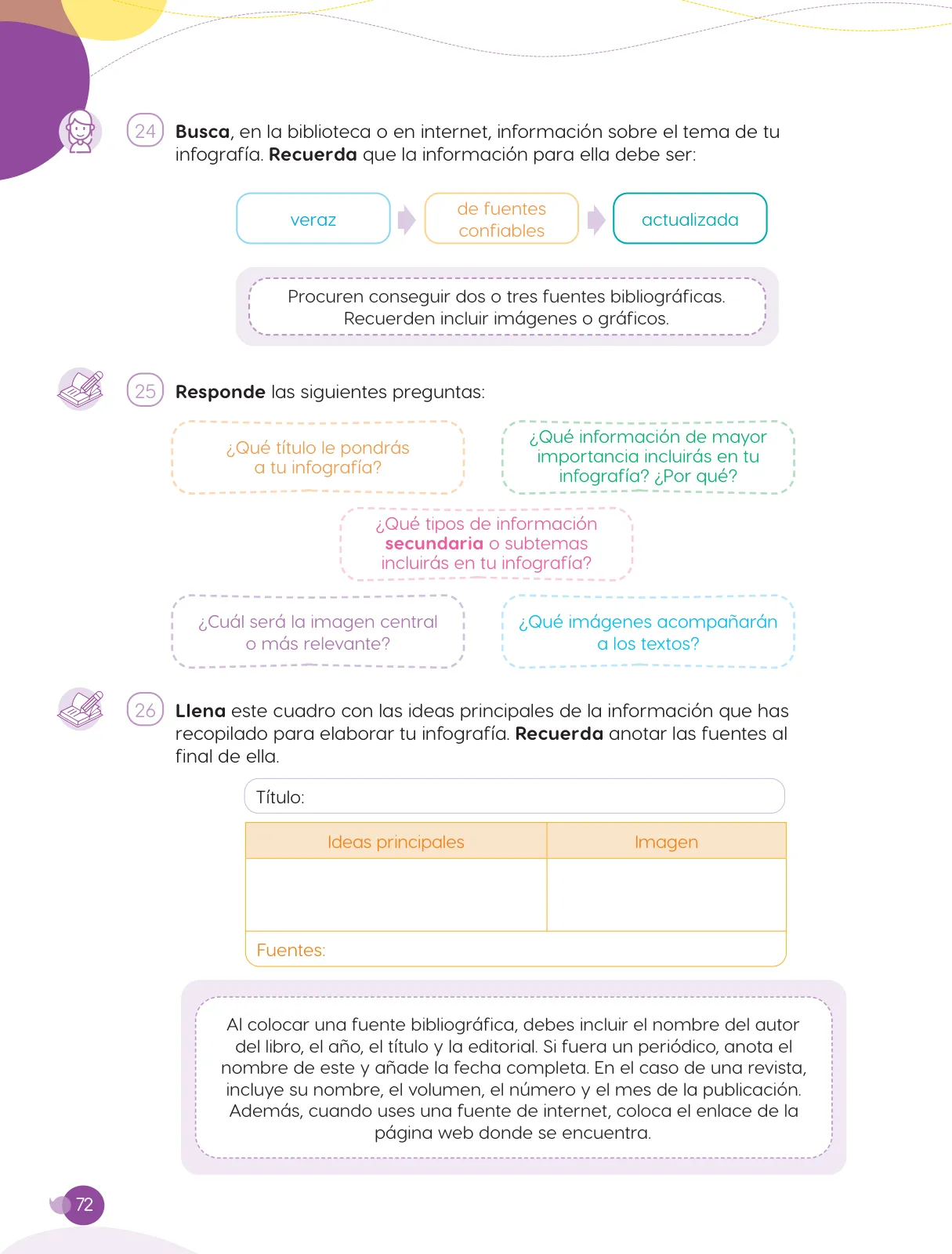 Página 74 de Cuadernillo de Comunicación 5, quinto grado de Primaria · 2023