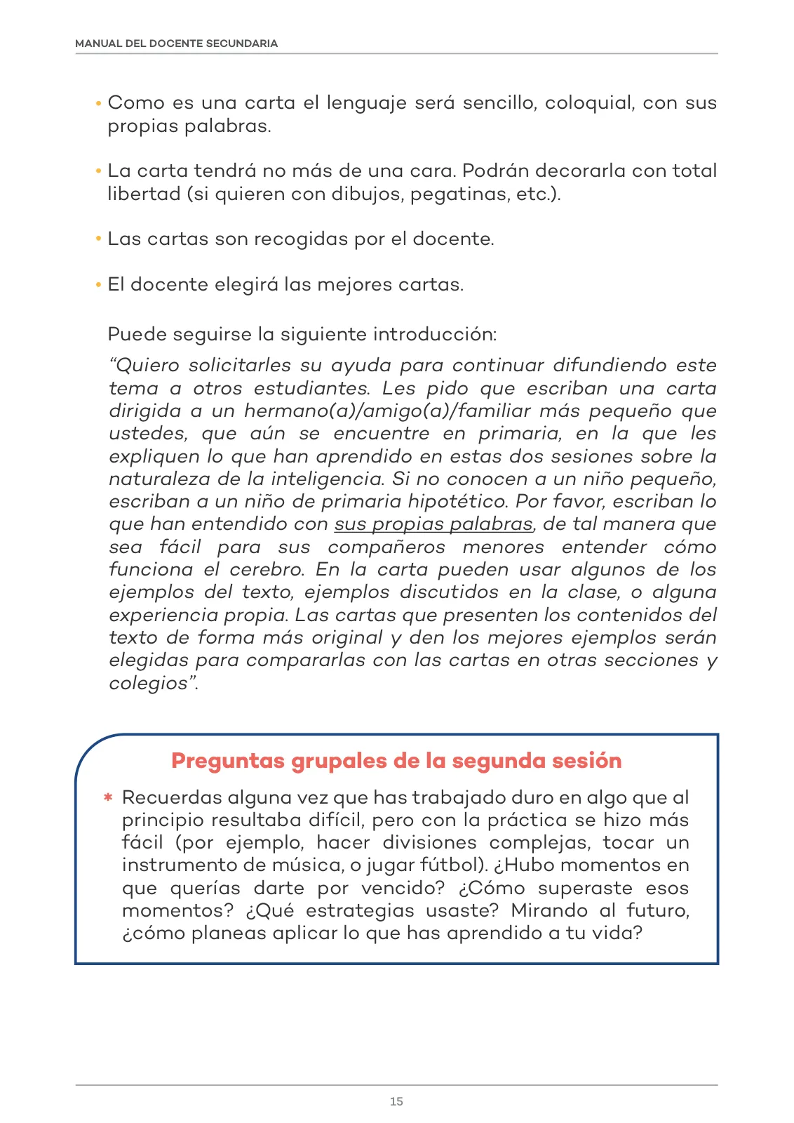 Miniatura página 17 de ¡Expande tu mente! Manual del docente Secundaria · 2025
