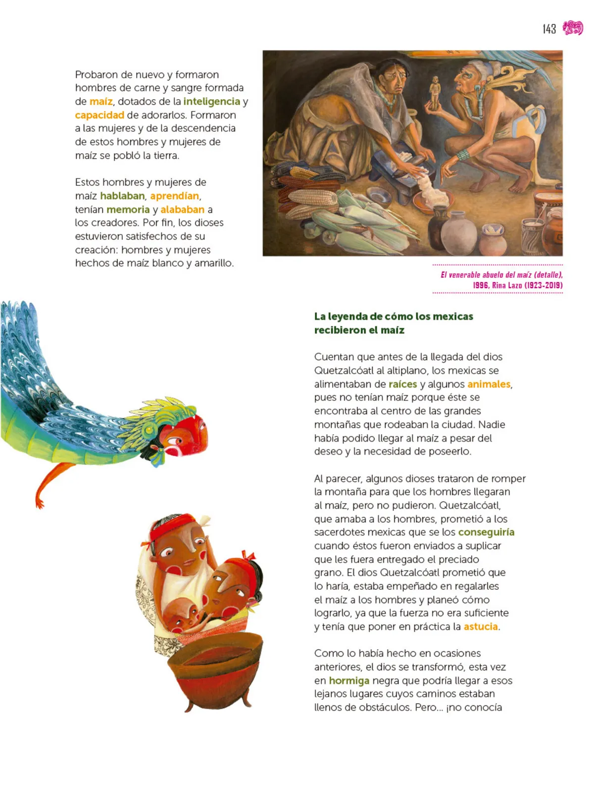 Página 144 de Colección Nanahuatzin. Múltiples lenguajes. Libro de Educación Secundaria Grado 3° Ciclo Escolar 2025 - 2026