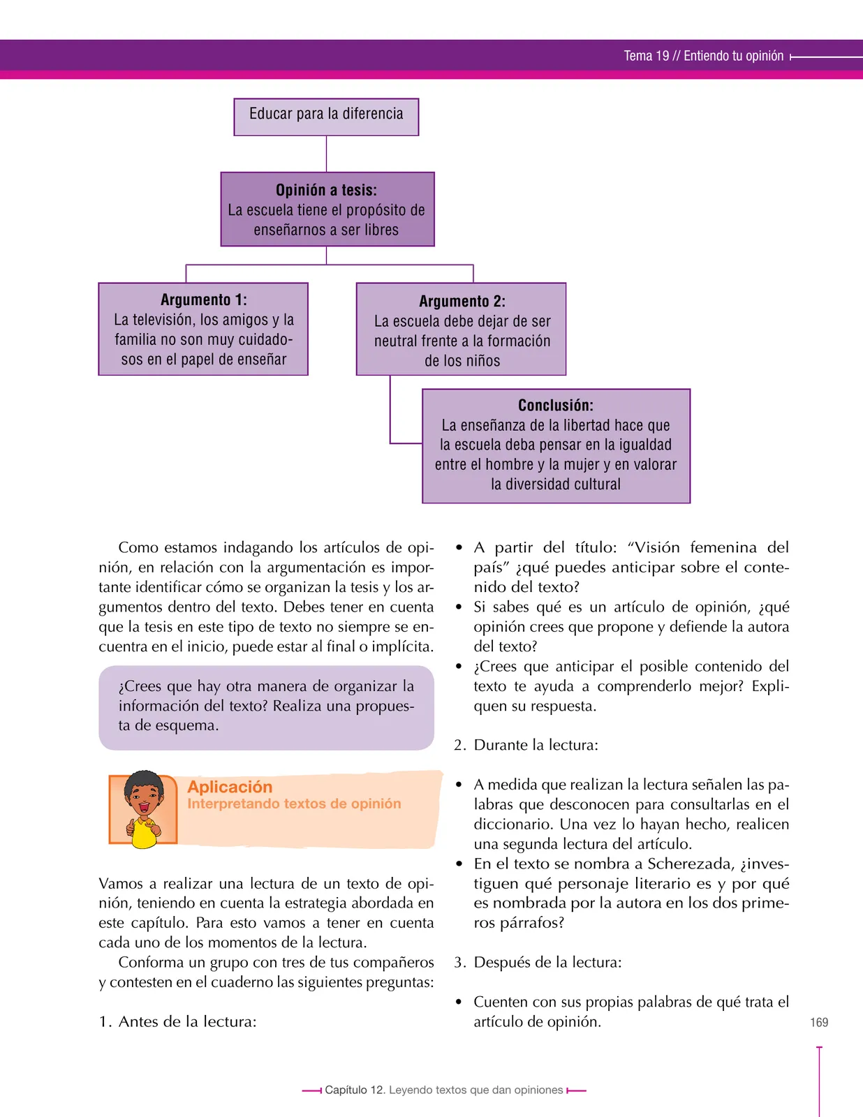 Página 169 de Lenguaje 7° · Secundaria Activa