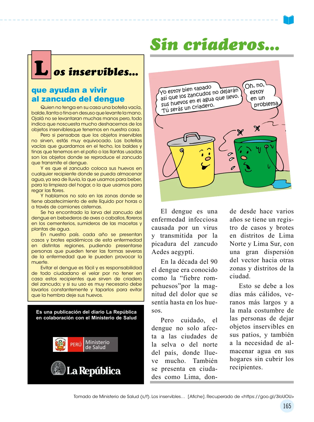 Página 166 de Comunicación 6 : cuaderno de trabajo para sexto grado de Educación Primaria 2019 · 2019