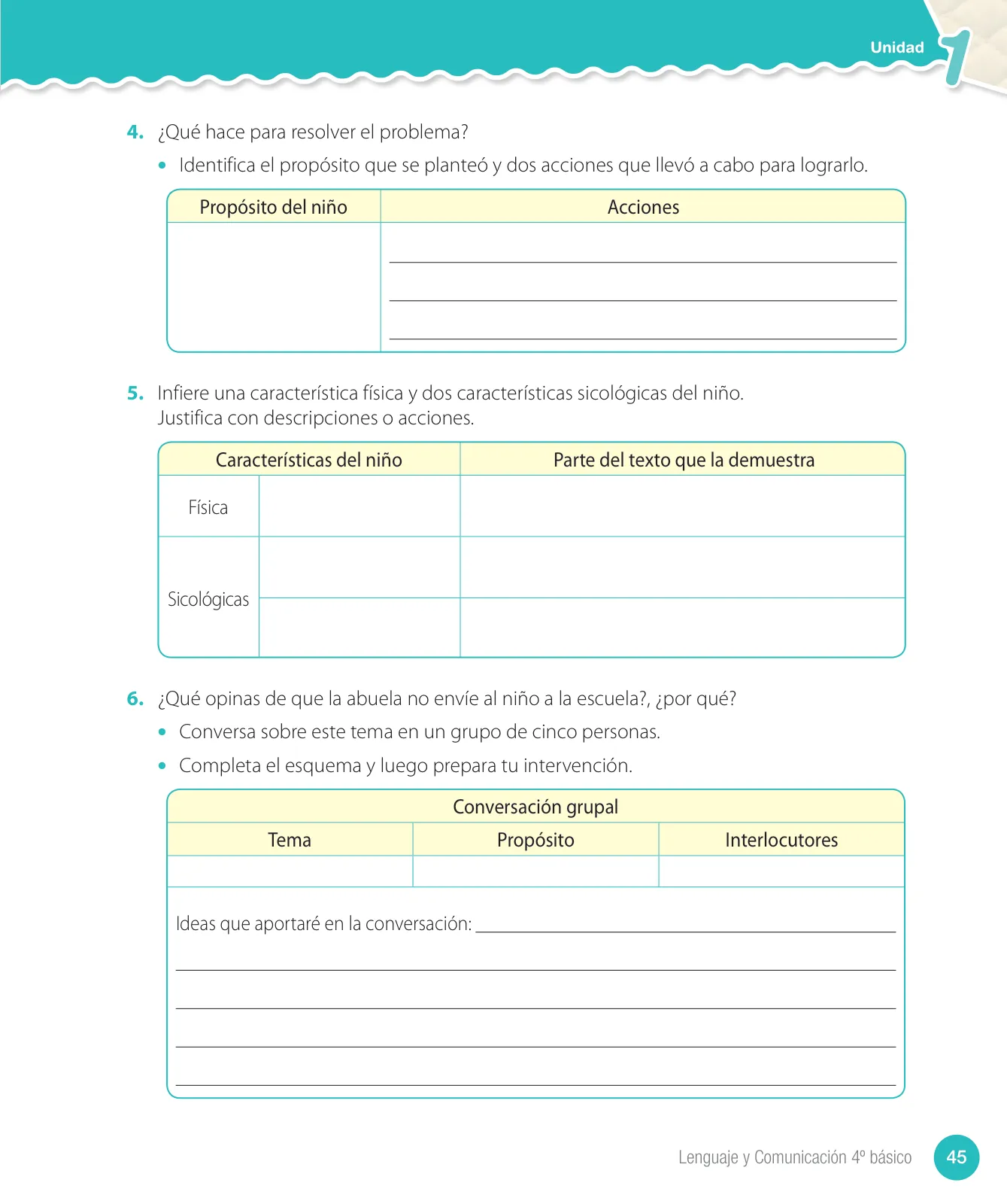 Miniatura página 47 de Lenguaje y Comunicación – Cuarto Básico | Texto del Estudiante MINEDUC – Descargar PDF · 2024