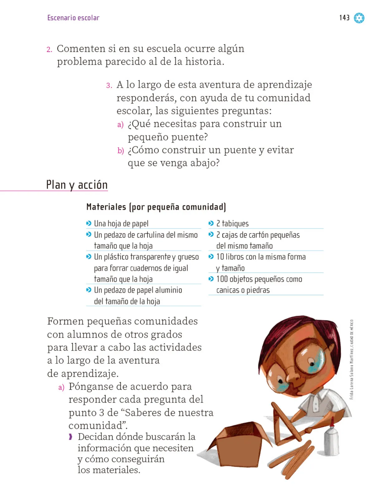 Miniatura página 144 de Proyectos Escolares.   Libro de Educación Primaria Grado 1°  Ciclo Escolar 2025 - 2026