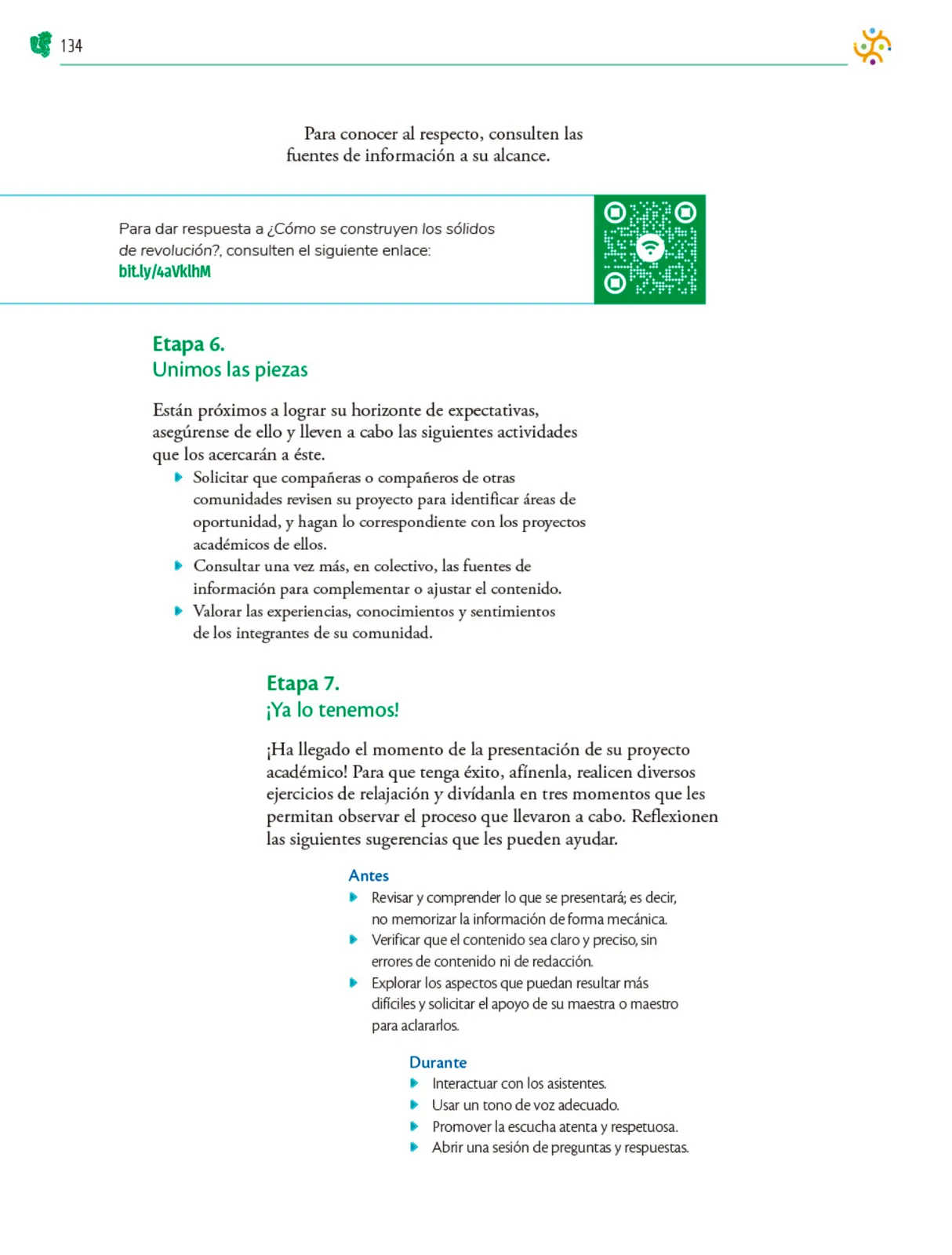 Página 135 de Colección Nanahuatzin. Nuestro libro de Proyectos. Tomo III. Libro de Educación Telesecundaria Grado 3° Ciclo Escolar 2025 - 2026