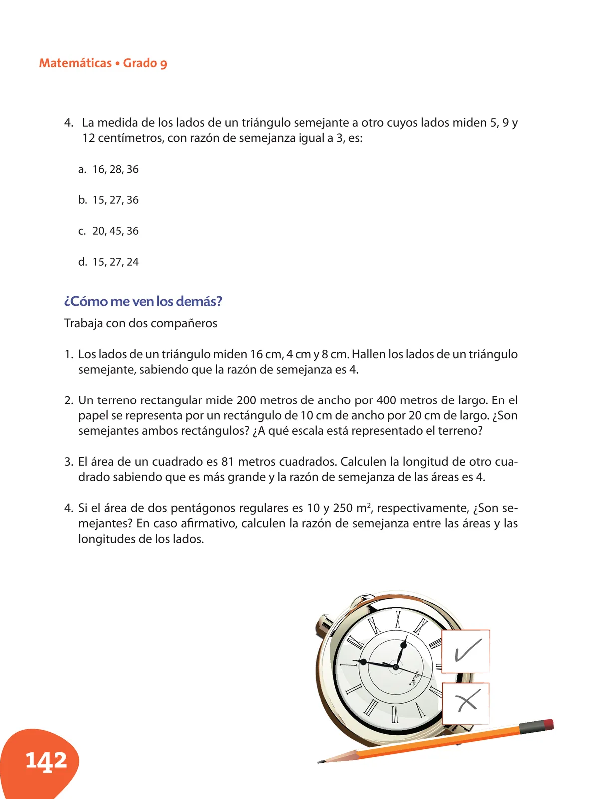 Miniatura página 143 de Matematica 9° · Postprimaria