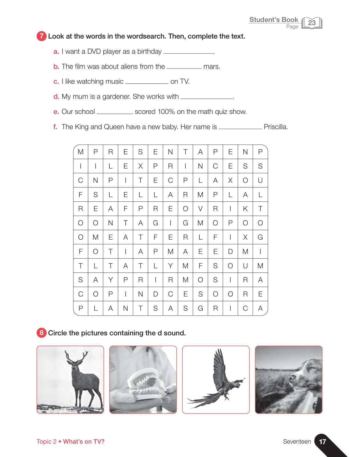 Miniatura página 19 de Inglés – Sexto Básico | Student’s Book MINEDUC – Descargar PDF · 2024