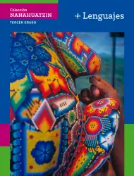 Portada de Colección Nanahuatzin. Lenguajes.   Libro de Educación Secundaria Grado 3°  Ciclo Escolar 2025 - 2026