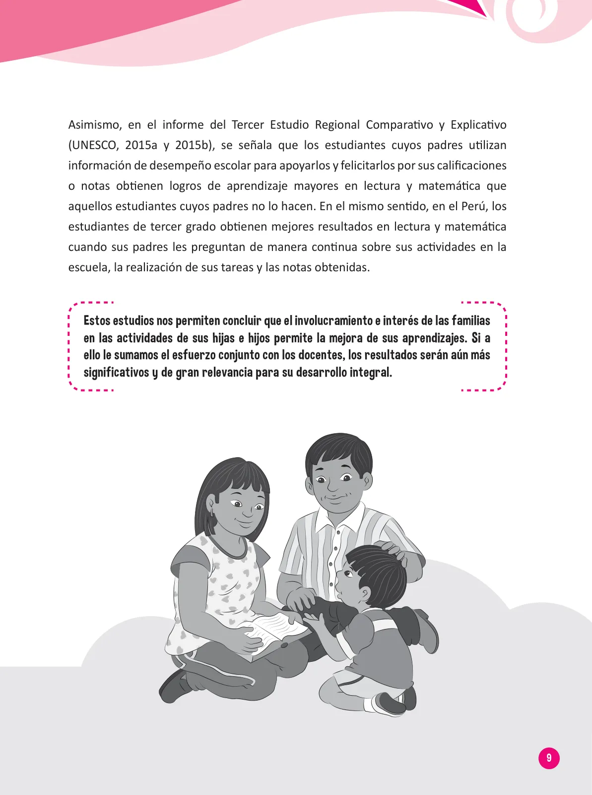 Miniatura página 11 de Guía para el trabajo docente con las familias del ciclo III de Primaria · 2016