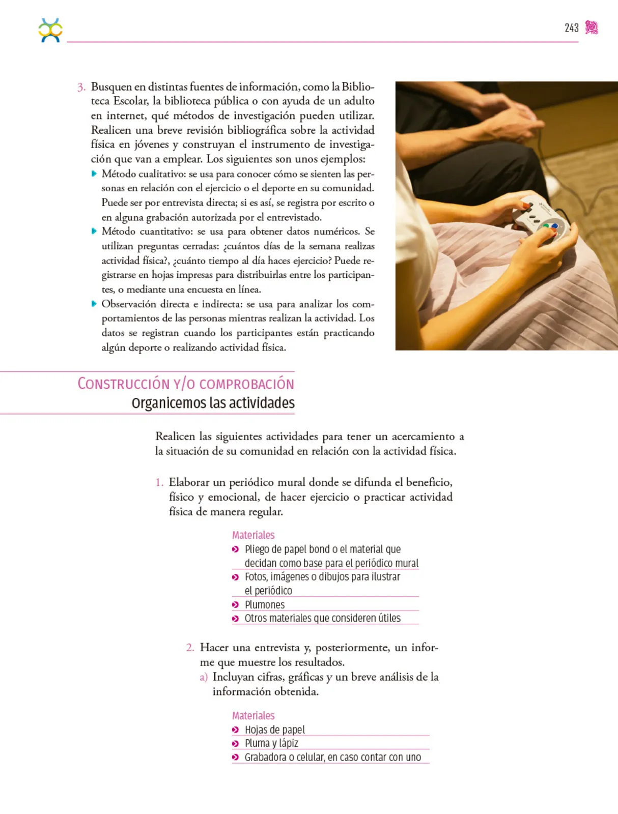 Miniatura página 244 de Colección Ximhai. Nuestro libro de proyectos.   Libro de Educación Secundaria Grado 1°  Ciclo Escolar 2025 - 2026