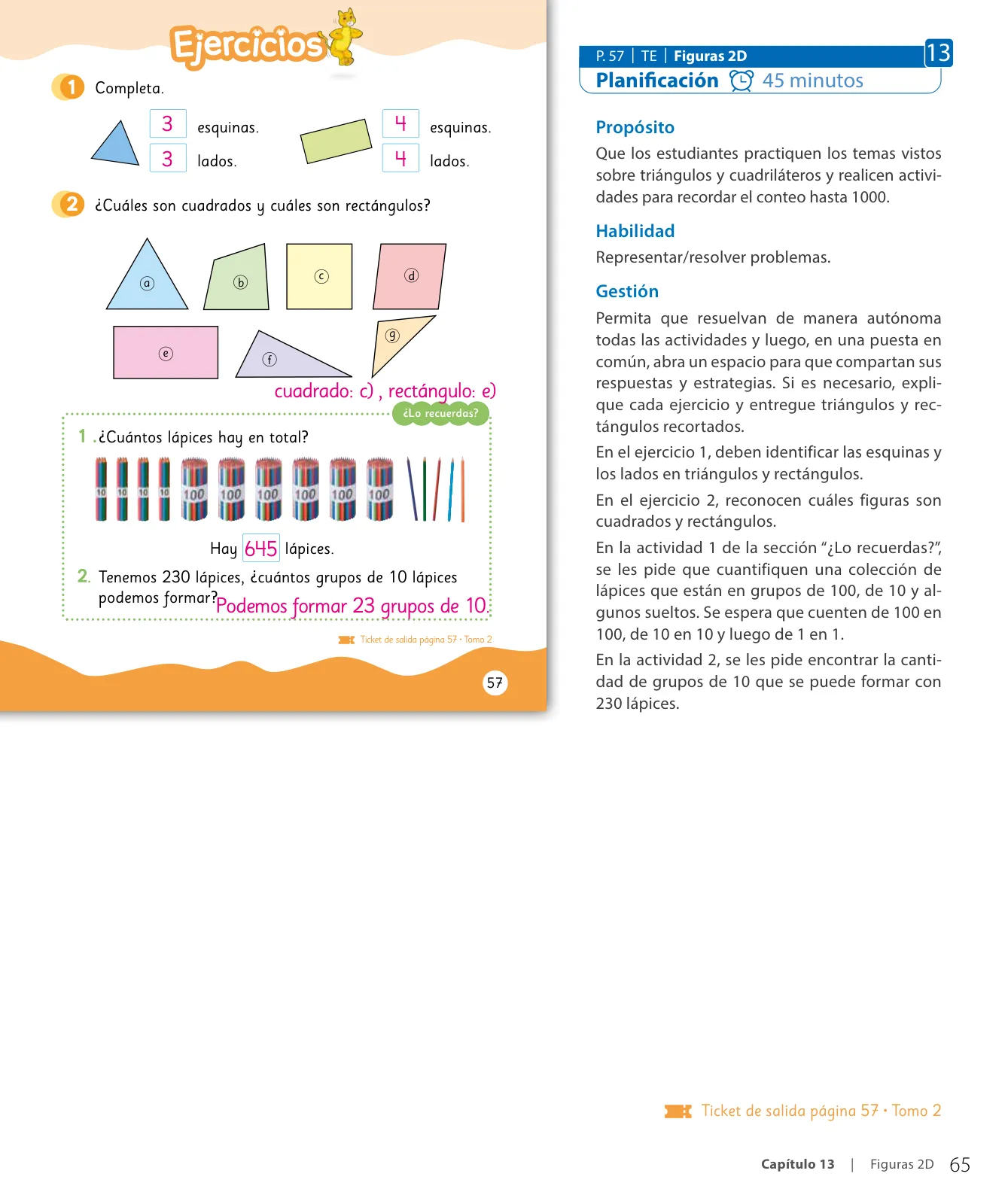 Página 67 de Sumo Primero – Segundo Básico | Texto del Estudiante MINEDUC – Descargar PDF · 2024