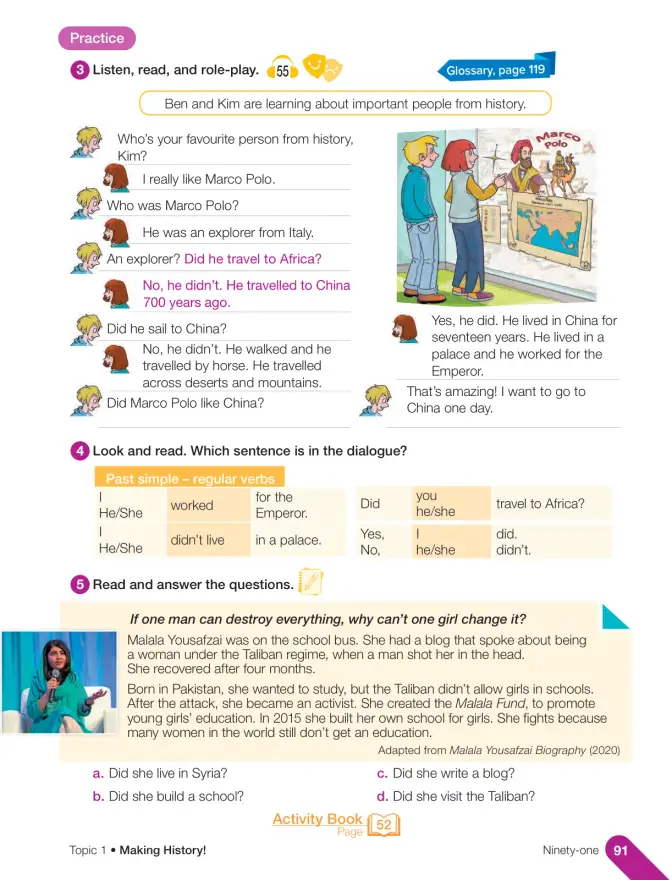 Página 93 de Inglés – Sexto Básico | Student’s Book MINEDUC – Descargar PDF · 2023
