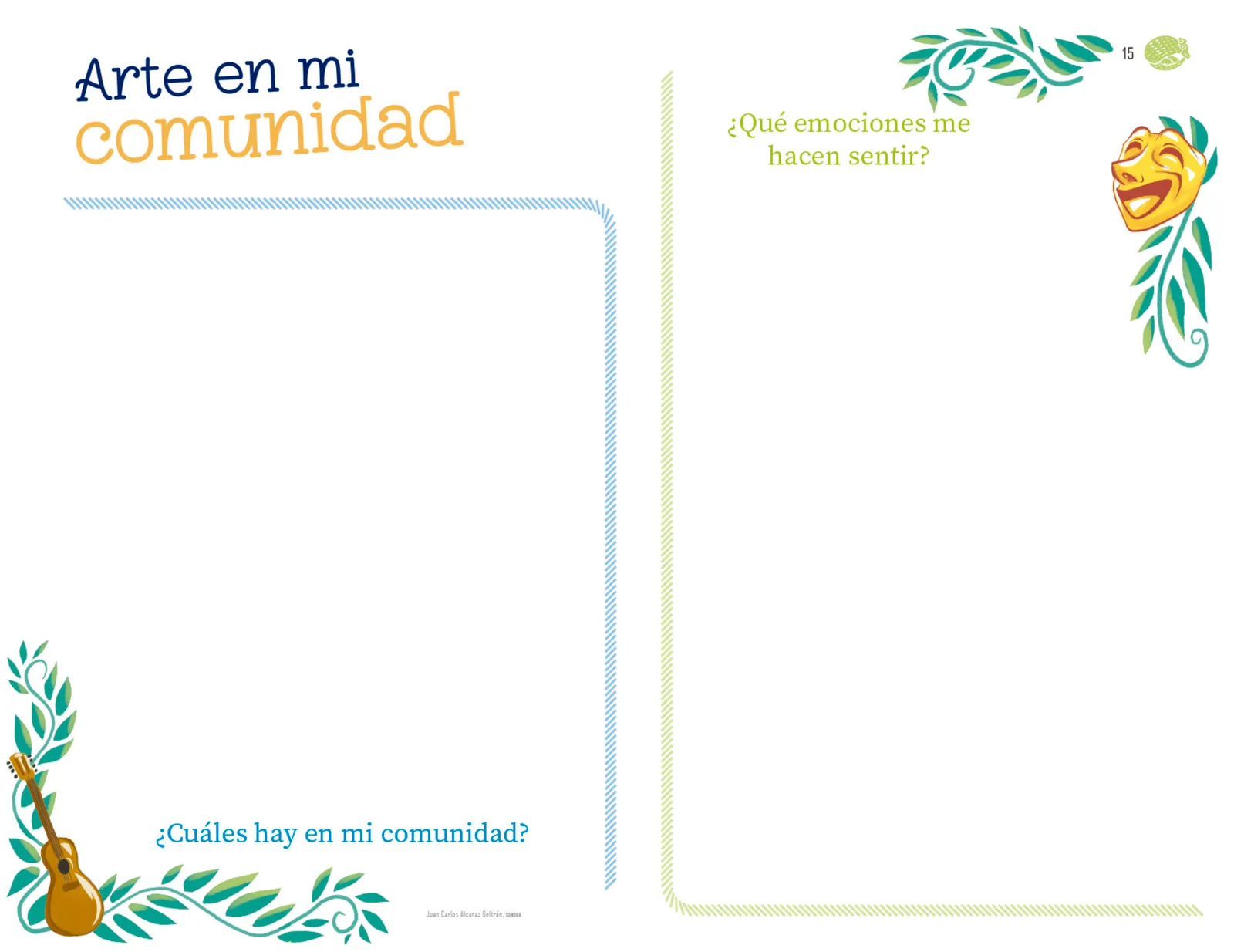 Miniatura página 16 de Explorar e imaginar con mi libro de Preescolar.   Libro de Educación Preescolar Grado 1°  Ciclo Escolar 2025 - 2026