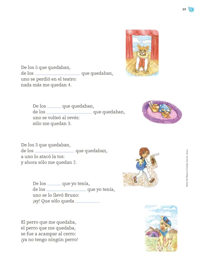 Página 24 de Múltiples lenguajes. Trazos y palabras. Libro de Educación Primaria Grado 2° Ciclo Escolar 2025 - 2026