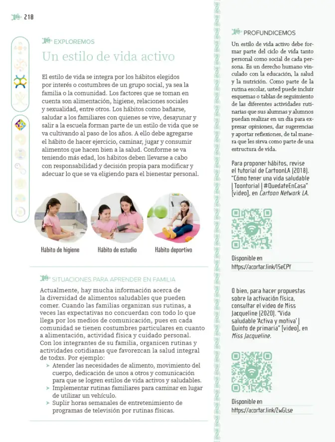 Página 219 de Nuestros saberes: Libro para alumnos, maestros y familia. Libro de Educación Primaria Grado 5° Ciclo Escolar 2025 - 2026