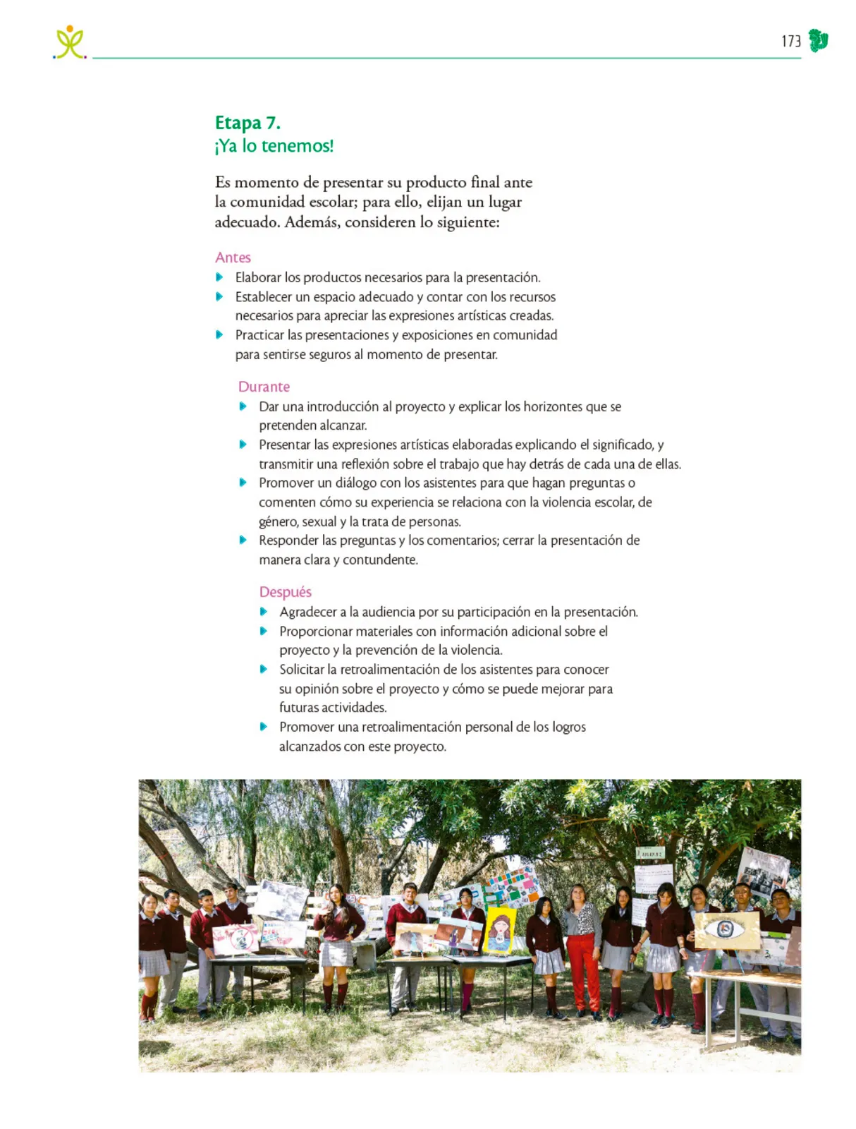 Página 174 de Colección Ximhai. Nuestro libro de Proyectos. Tomo III. Libro de Educación Telesecundaria Grado 1° Ciclo Escolar 2025 - 2026
