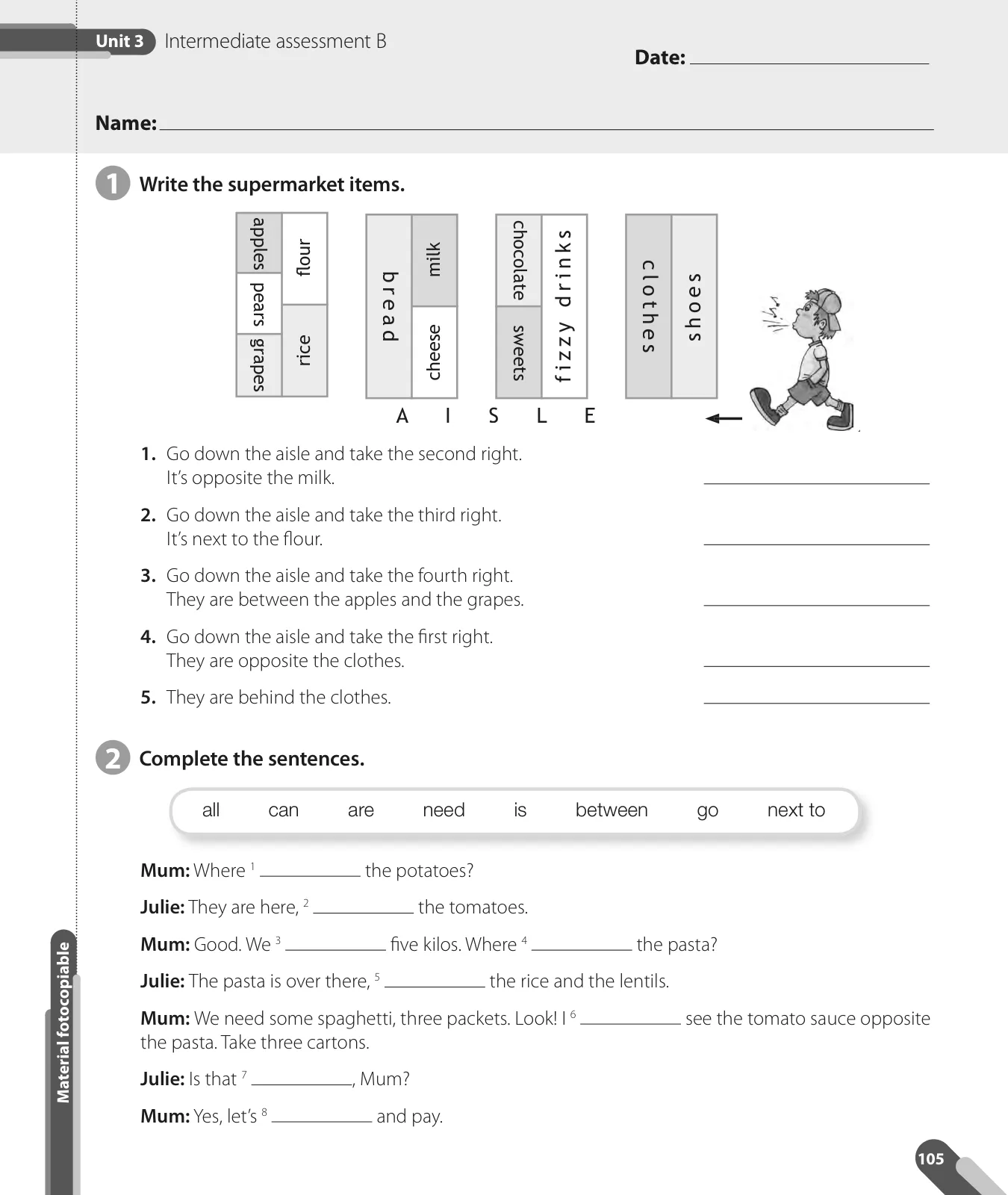 Página 107 de Inglés – Quinto Básico | Texto del Estudiante MINEDUC – Descargar PDF · 2024