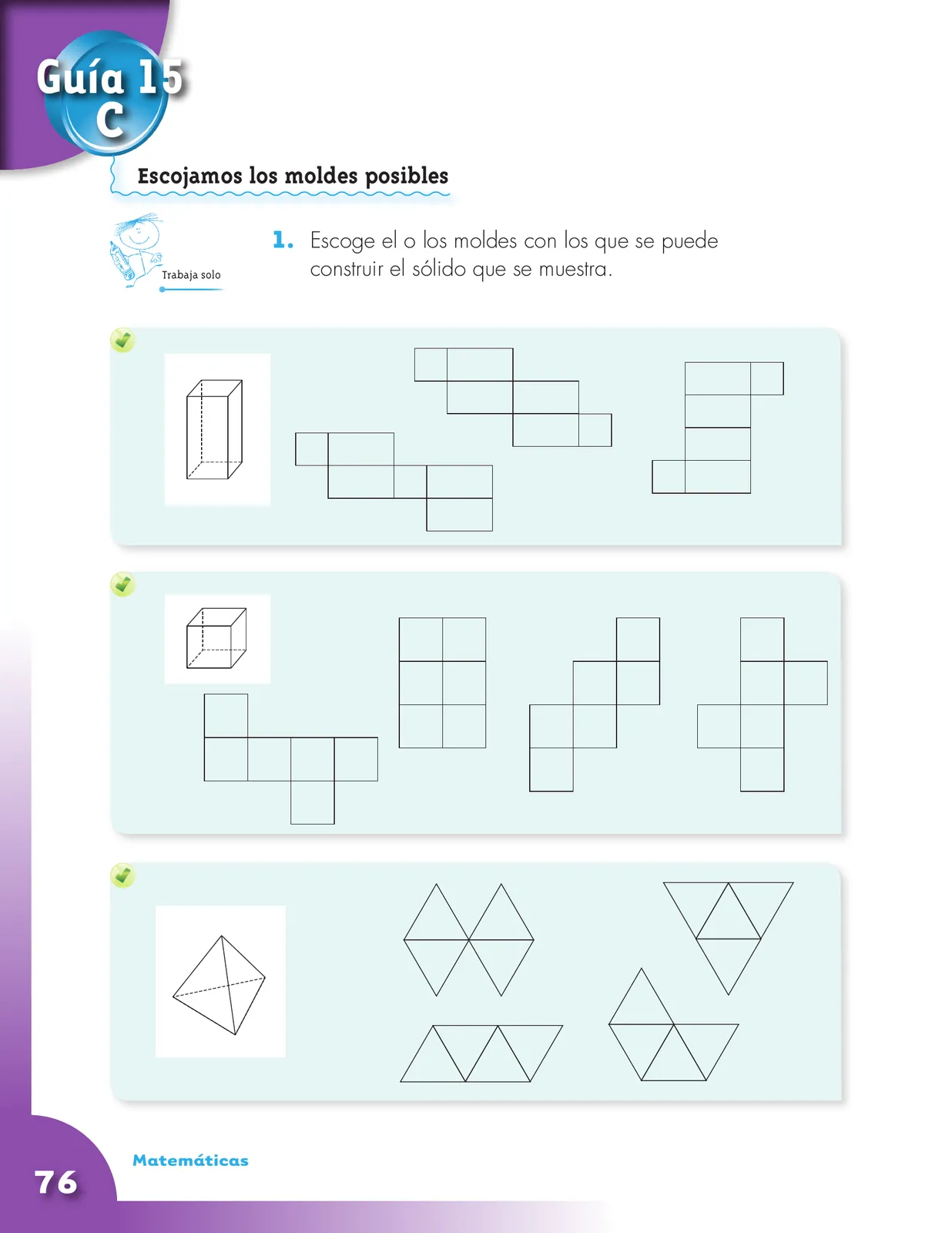 Miniatura página 76 de Matematica 3° · Cartilla 02