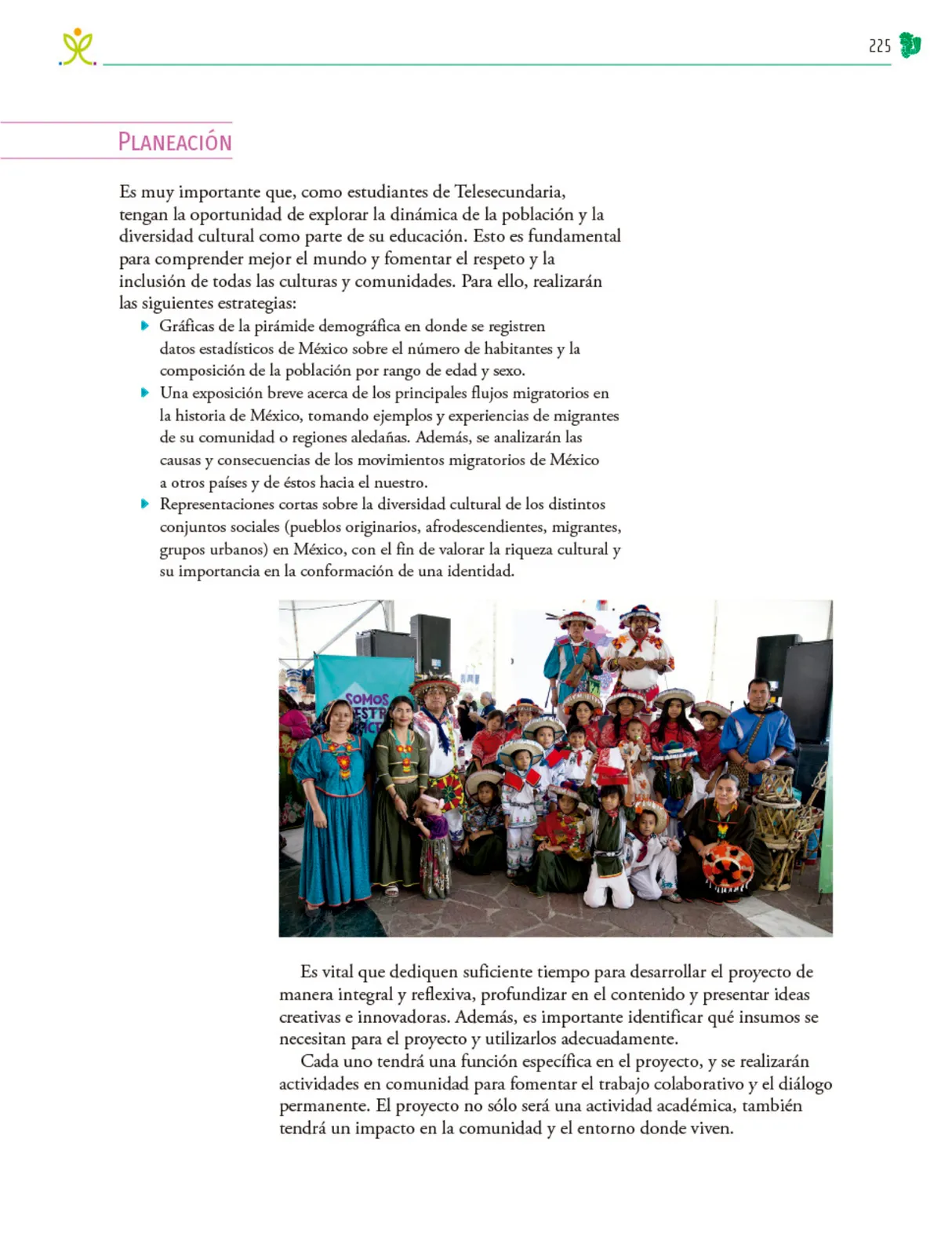 Miniatura página 226 de Colección Ximhai. Nuestro libro de Proyectos. Tomo I.   Libro de Educación Telesecundaria Grado 1°  Ciclo Escolar 2025 - 2026