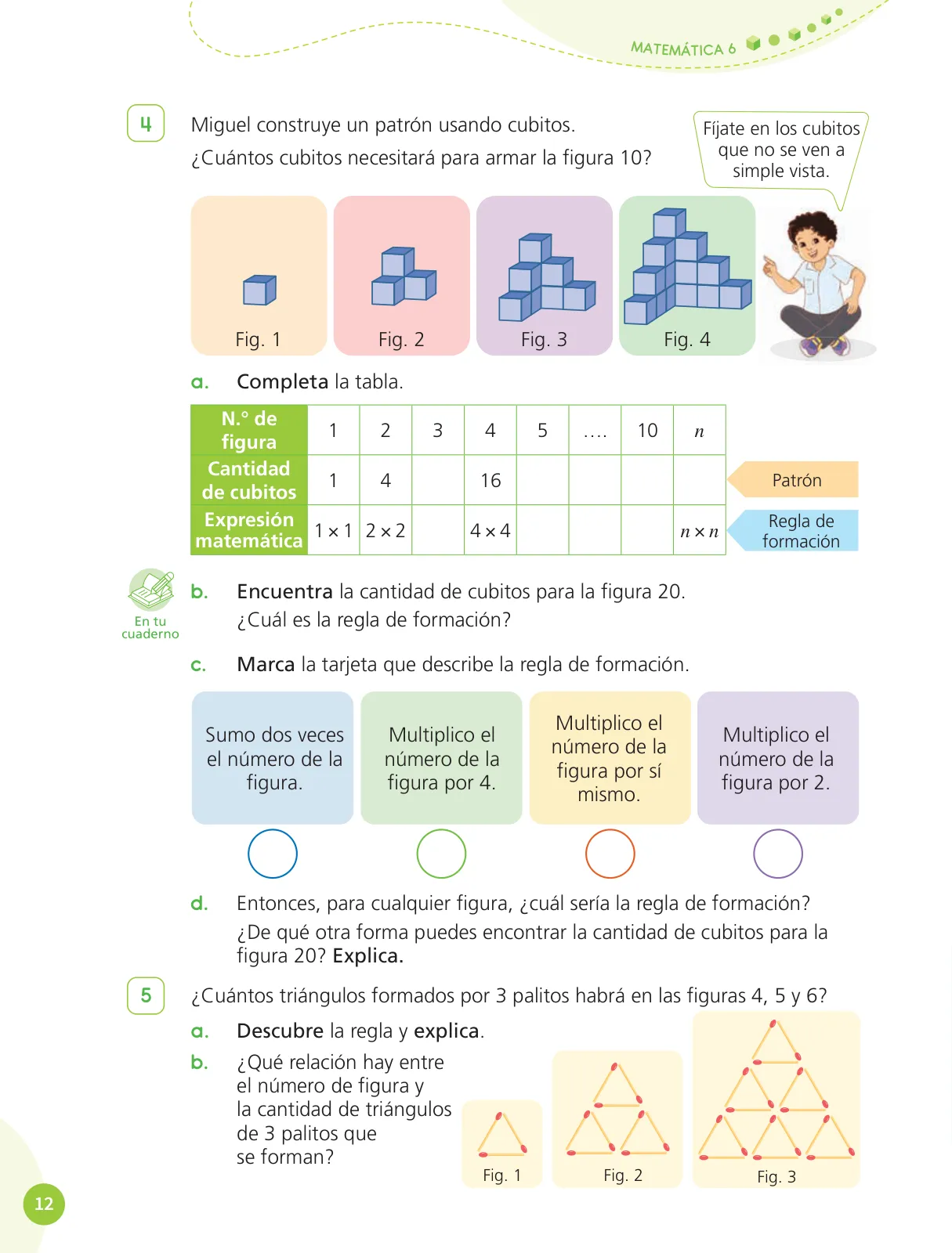 Página 14 de Cuadernillo de Matemática 6, sexto grado de Primaria · 2023