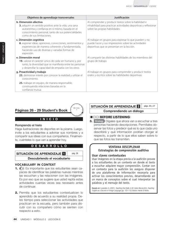 Página 56 de Inglés – Sexto Básico | Student’s Book MINEDUC – Descargar PDF · 2024