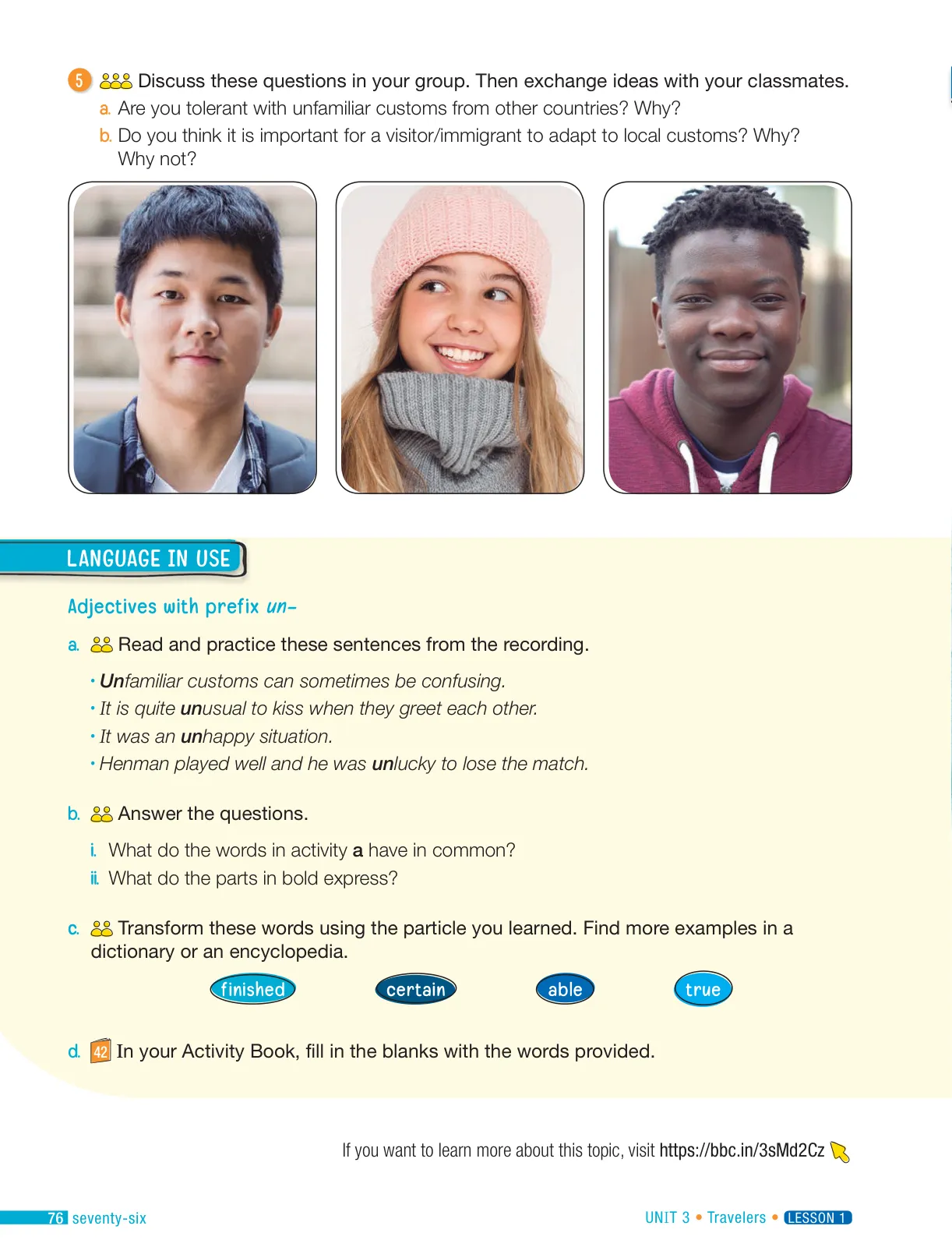 Página 78 de Inglés – Séptimo Básico | Student’s Book MINEDUC – Descargar PDF · 2024