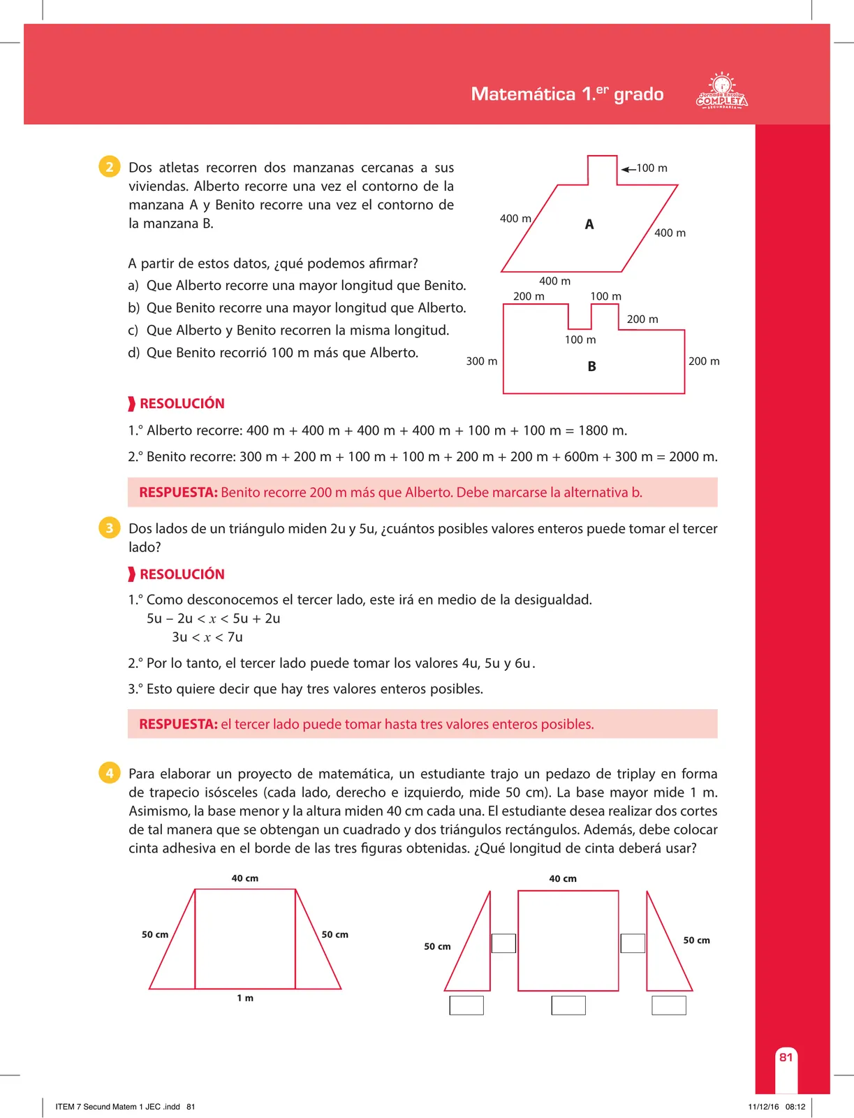 Miniatura página 81 de Matemática 1 : cuaderno de reforzamiento pedagógico - JEC · 2016