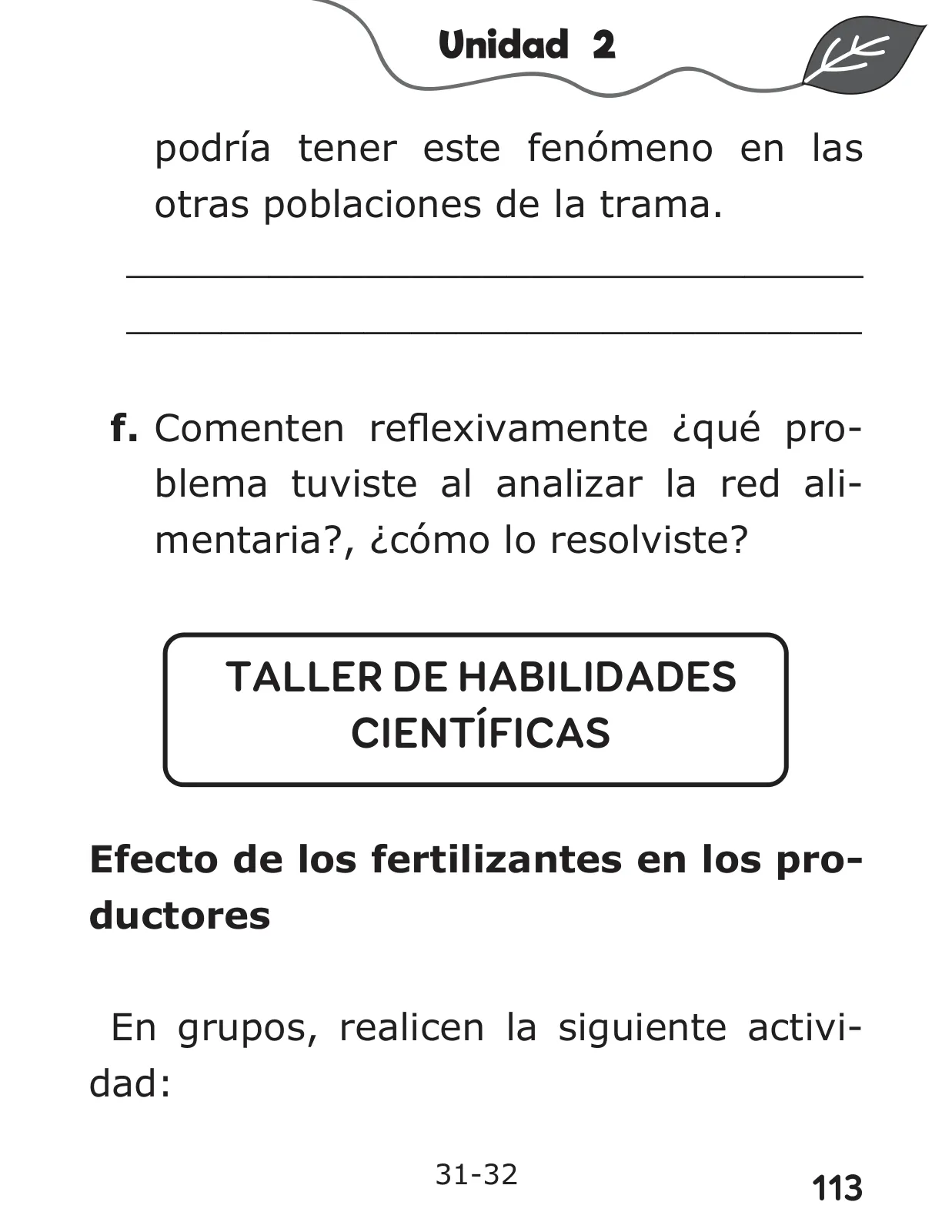 Página 113 de Libro de Ciencias Naturales – Quinto Básico | Texto del Estudiante MINEDUC – Descargar PDF · 2024