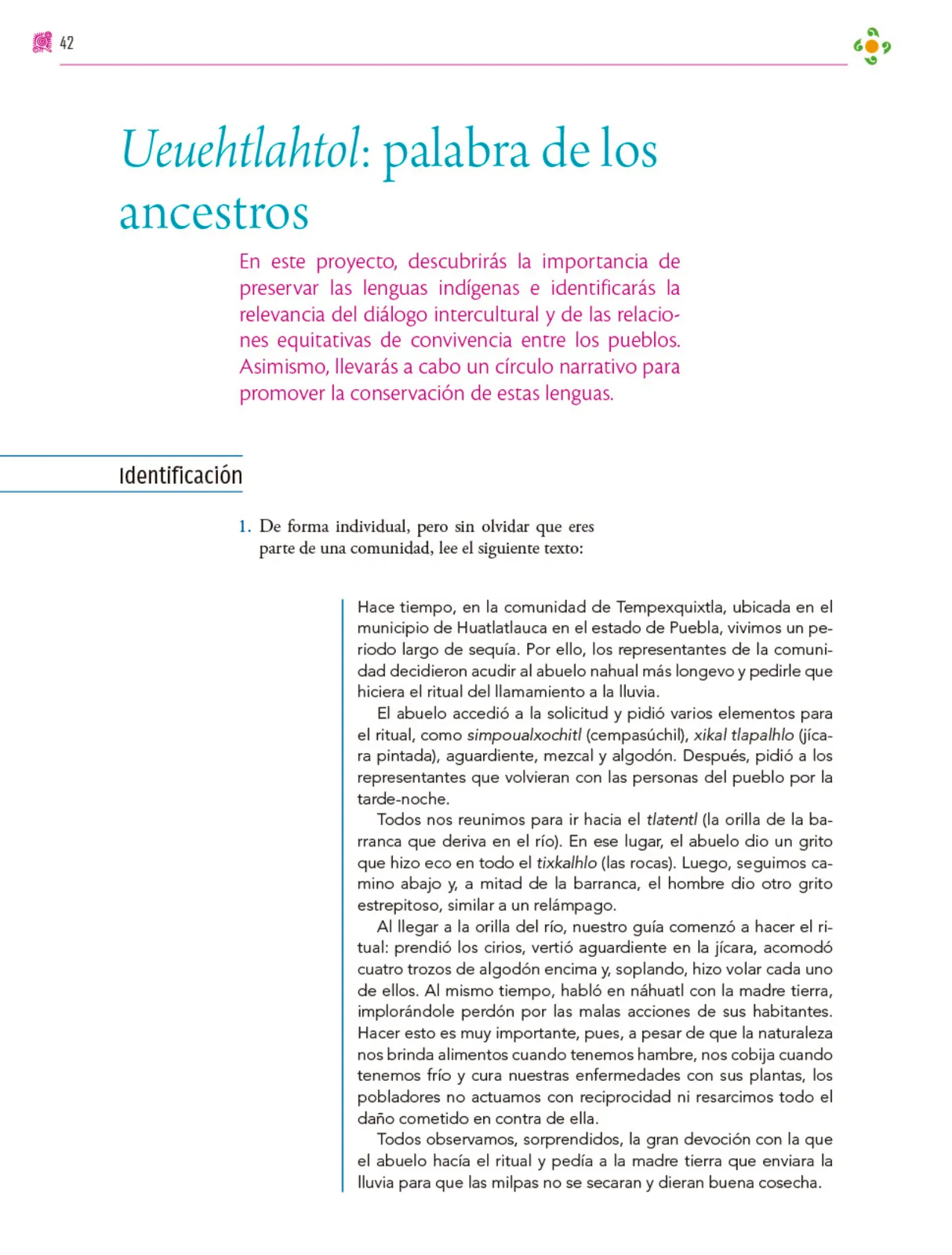 Miniatura página 43 de Colección Nanahuatzin. Nuestro libro de proyectos.   Libro de Educación Secundaria Grado 3°  Ciclo Escolar 2025 - 2026