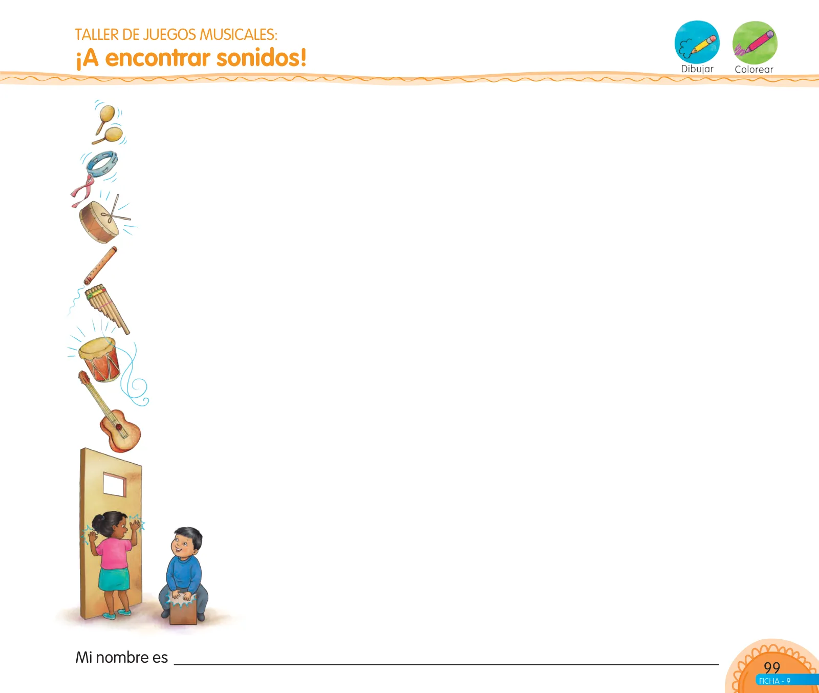 Página 101 de Aprendemos jugando : cuaderno de trabajo para niños y niñas de 5 años · 2017
