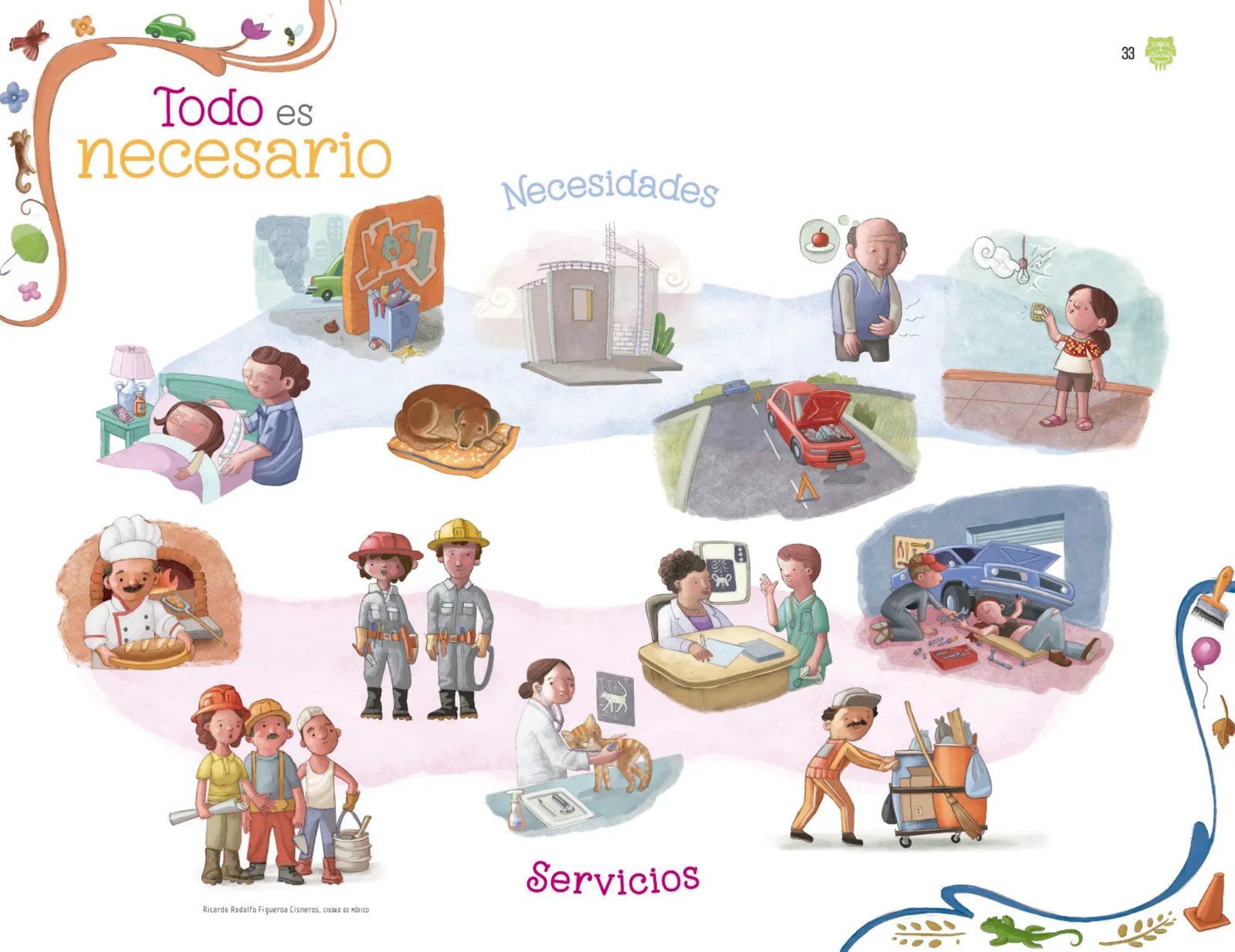 Miniatura página 34 de Explorar e imaginar con mi libro de Preescolar.   Libro de Educación Preescolar Grado 2°  Ciclo Escolar 2025 - 2026