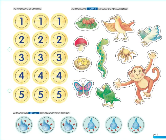 Página 253 de Aprendemos jugando : cuaderno de trabajo, 4 años · 2016