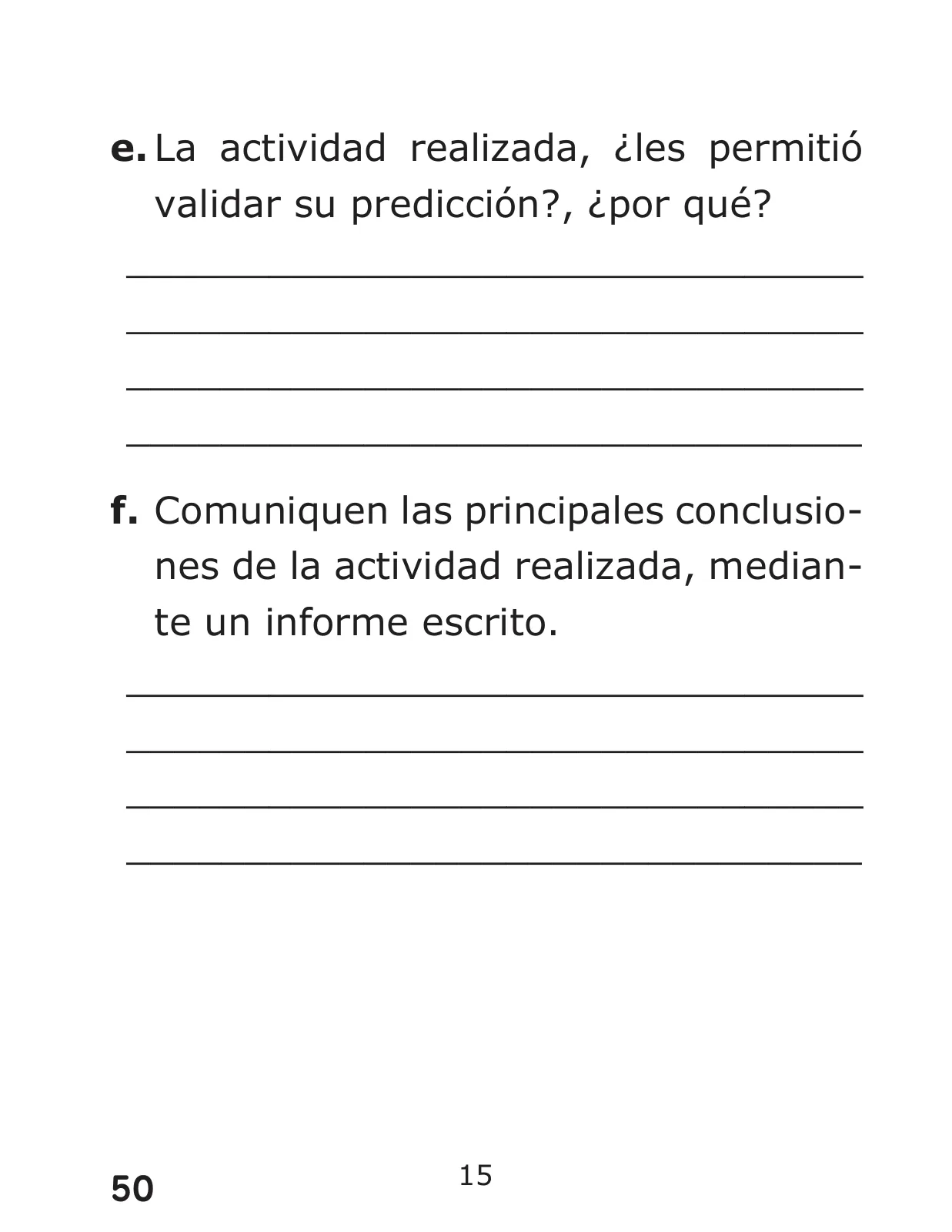 Página 50 de Libro de Ciencias Naturales – Quinto Básico | Texto del Estudiante MINEDUC – Descargar PDF · 2024