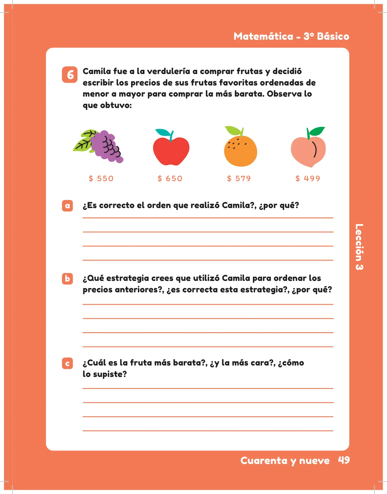 Miniatura página 51 de Sumo Primero – Tercero Básico | Texto del Estudiante MINEDUC – Descargar PDF · 2024