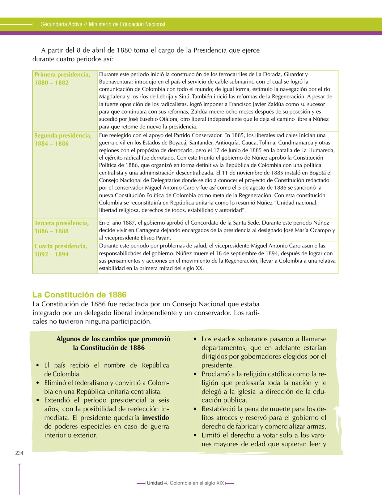 Página 234 de Ciencias Sociales 8° · Secundaria Activa