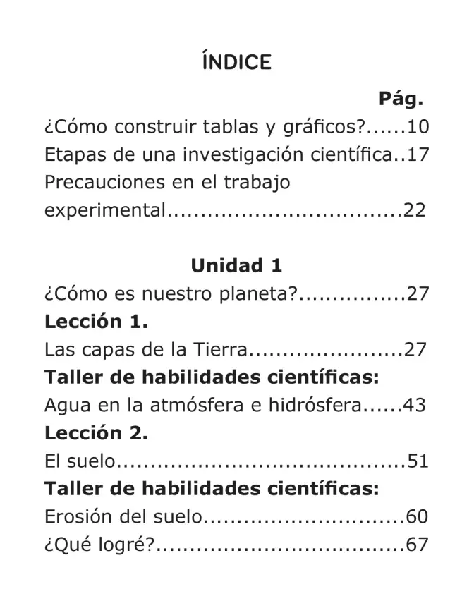 Página 6 de Libro de Ciencias Naturales – Quinto Básico | Texto del Estudiante MINEDUC – Descargar PDF · 2024