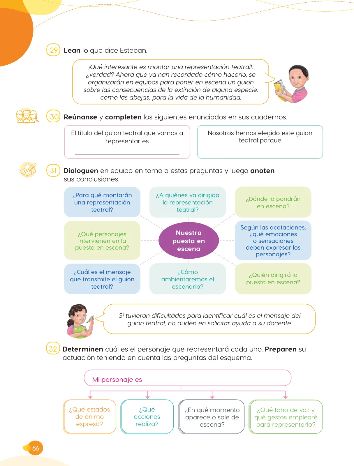 Página 88 de Cuadernillo de Comunicación 6. Sexto grado de Primaria · 2024