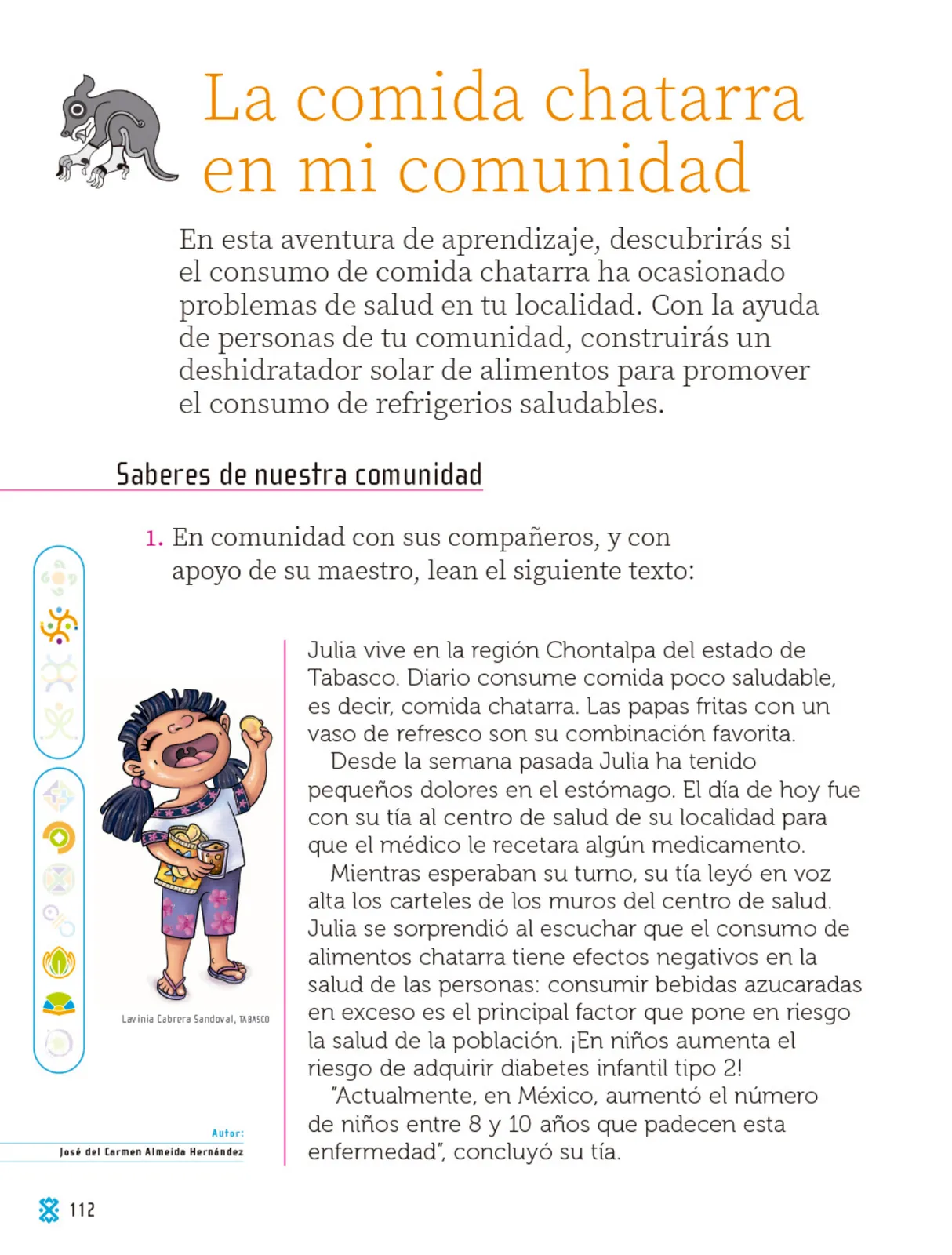 Miniatura página 113 de Proyectos Comunitarios.   Libro de Educación Primaria Grado 1°  Ciclo Escolar 2025 - 2026