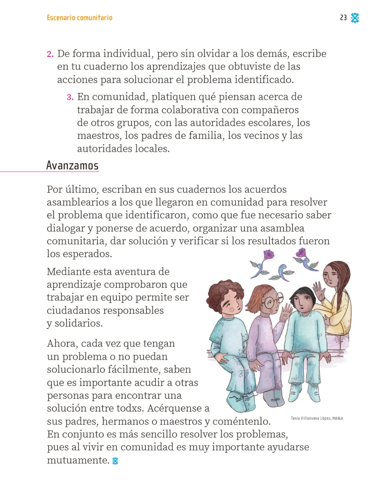 Página 24 de Proyectos Comunitarios. Libro de Educación Primaria Grado 1° Ciclo Escolar 2025 - 2026