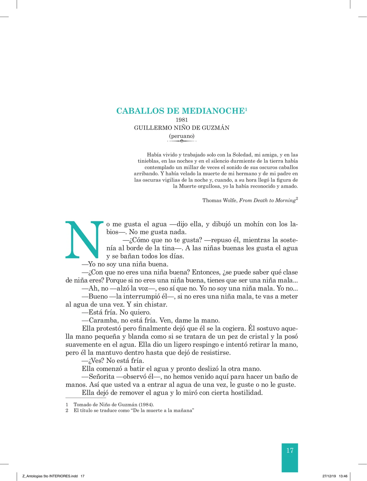 Página 19 de Antología literaria 5 · 2019