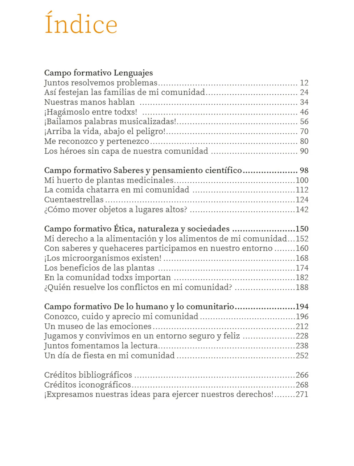 Página 12 de Proyectos Comunitarios. Libro de Educación Primaria Grado 1° Ciclo Escolar 2025 - 2026
