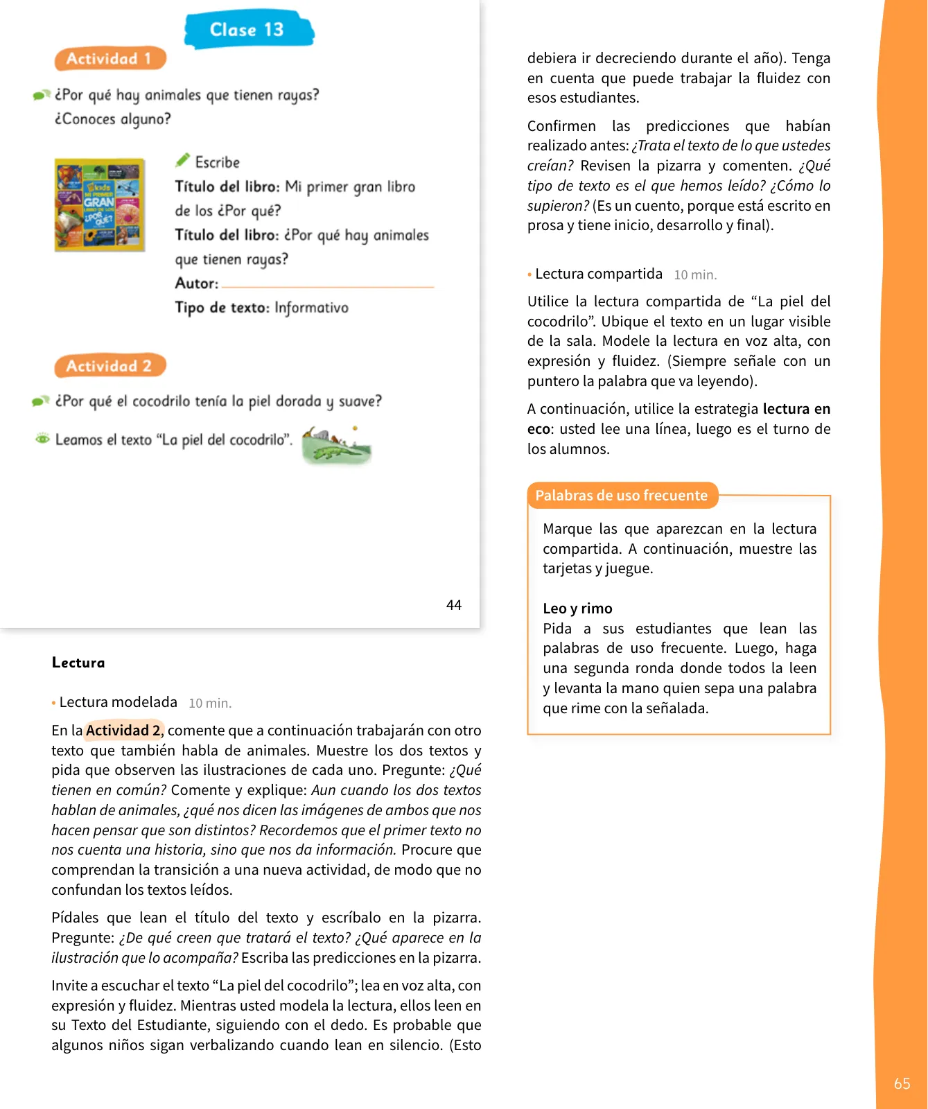 Página 66 de Lenguaje y Comunicación – Segundo Básico – Texto del Estudiante MINEDUC – Descargar PDF · 2024
